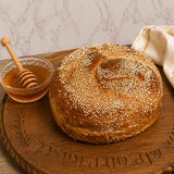 Round Challah Sesame